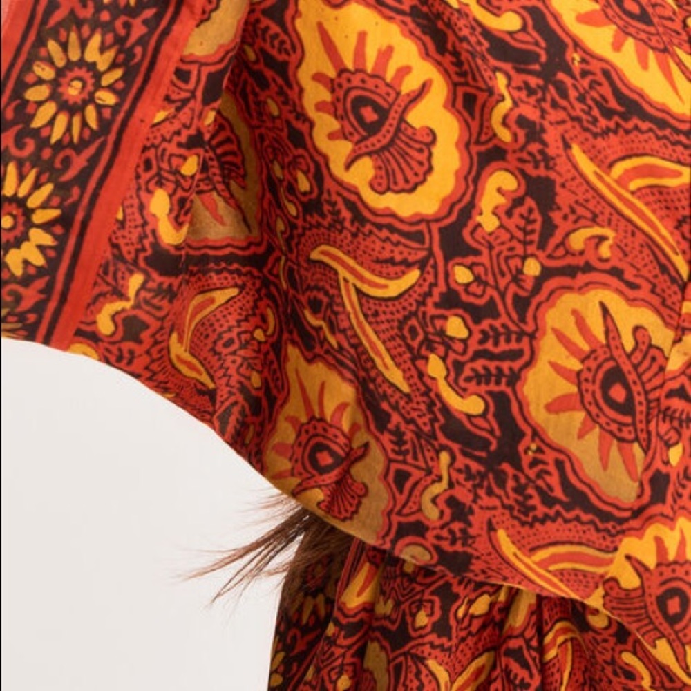 ba&sh Silk Robe Kimono with Sash French - Picture 4 of 7